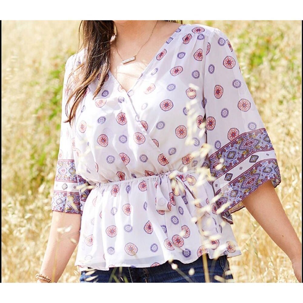 💕Maurices 1 HOLD FROM SITE floral print kimono top